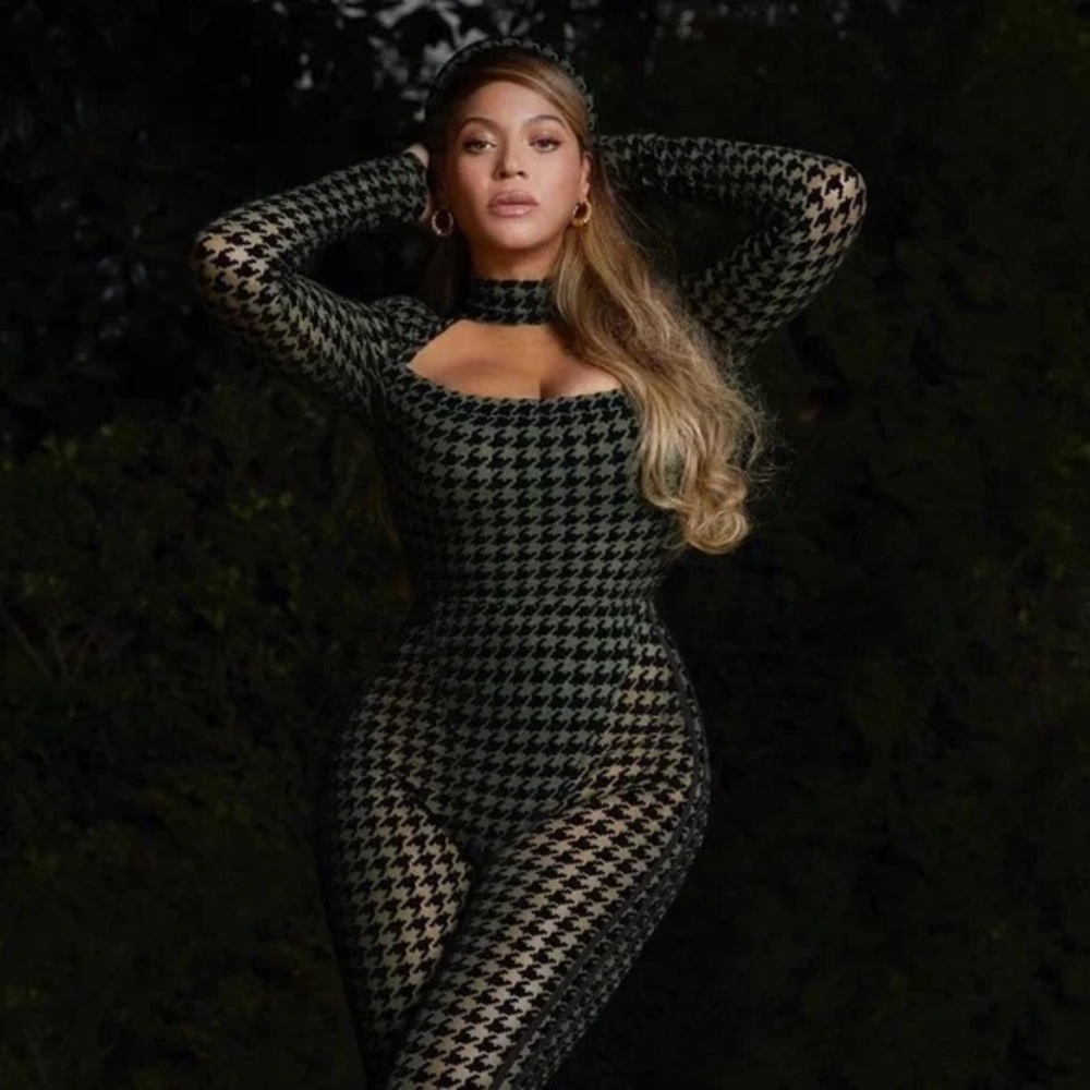 Halls of ivy park green houndstooth jumpsuit